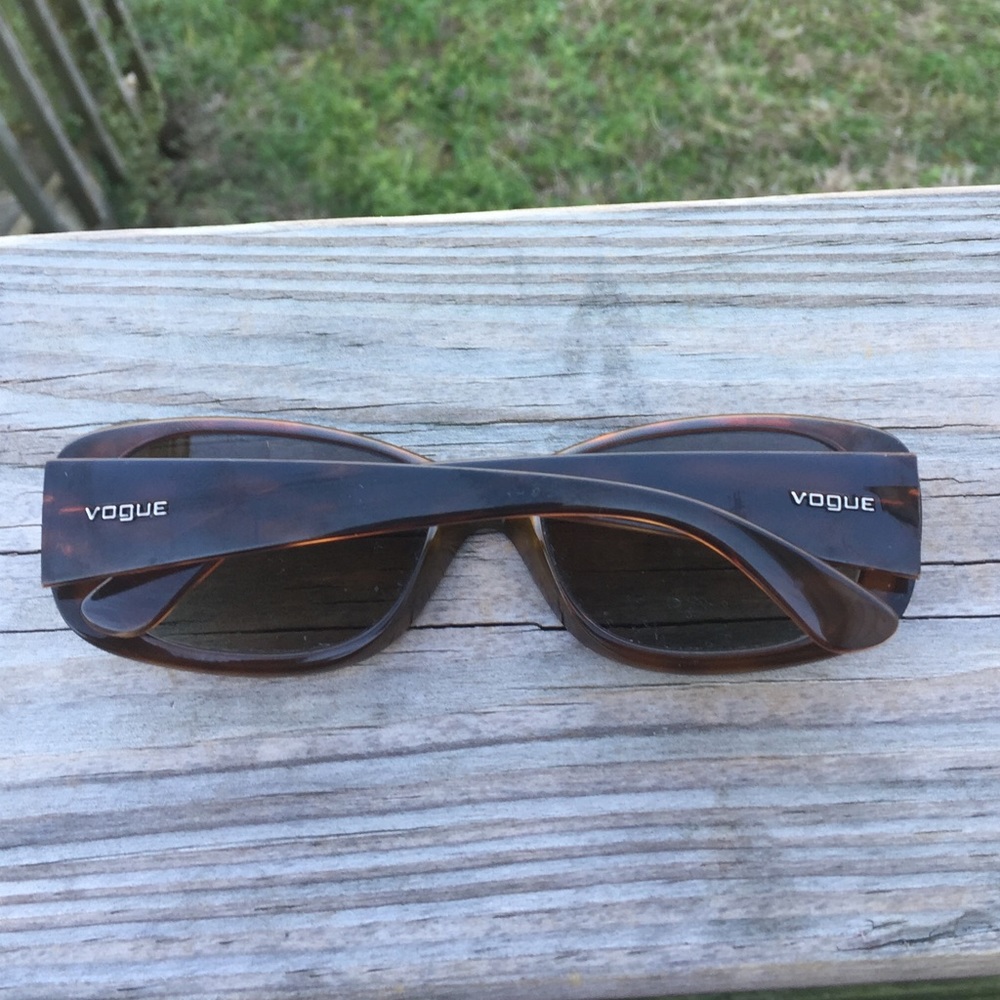 Vogue Polarized Brown Translucent Sunglasses - image 5
